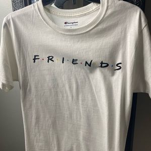 White champion tee